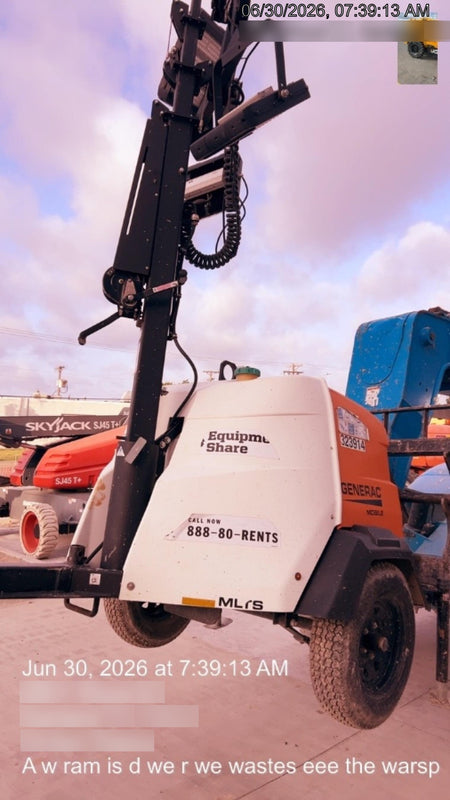 2023 Generac MLT2 Diesel, Flex Switch 120V Input, Powerzone Controller, (4) 320W LED Lights, 4kW Generator, 39.9 Gal Fuel Tank, 2" Ball, T3