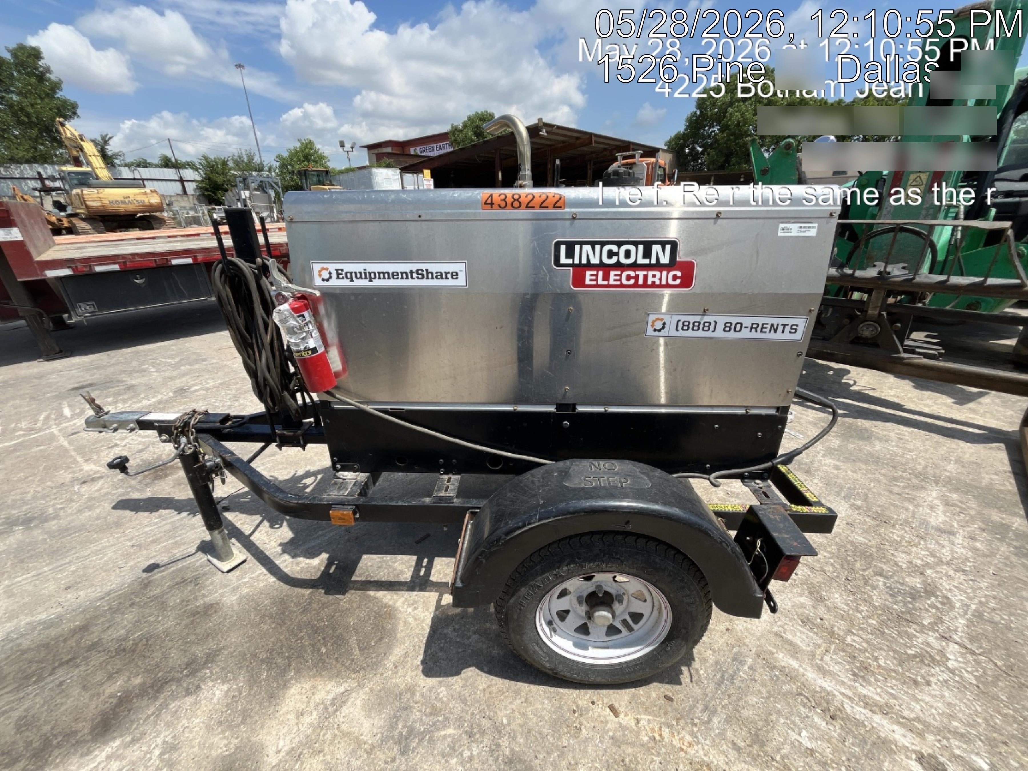 2024 Lincoln Electric LE400 Kubota V1505, Trlr, Cable Rack, Light Kit, ES Decals, T3