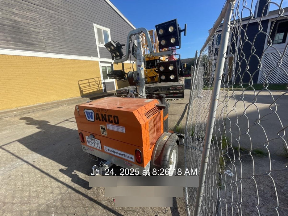 2024 Wanco WLTT-4MM4K Diesel, Deep Sea Controller, Shore Power Plug, Auto Start, (4) 350W LED Floodlights, 4kW Generator, 60 Gal Fuel Tank, 2" Ball, T3