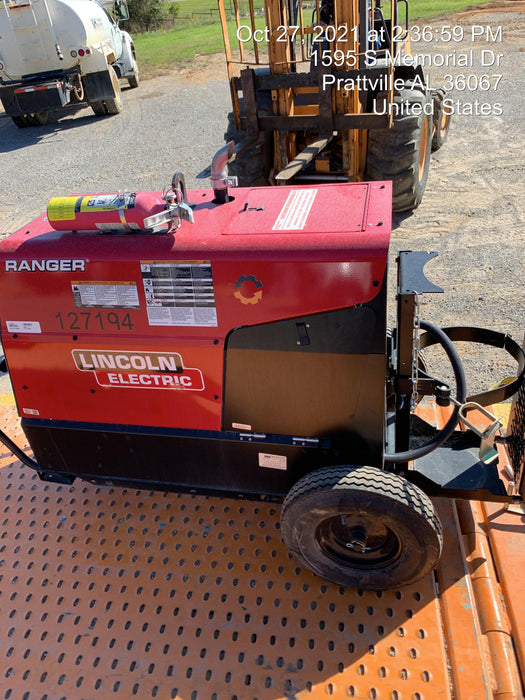 2021 Lincoln Electric Ranger 305 LPG K3430-1, Ranger 305 LPG, Undercarriage, Tank Holder & Strap, 10kw AC Gen, 25hp Kohler LPG Eng