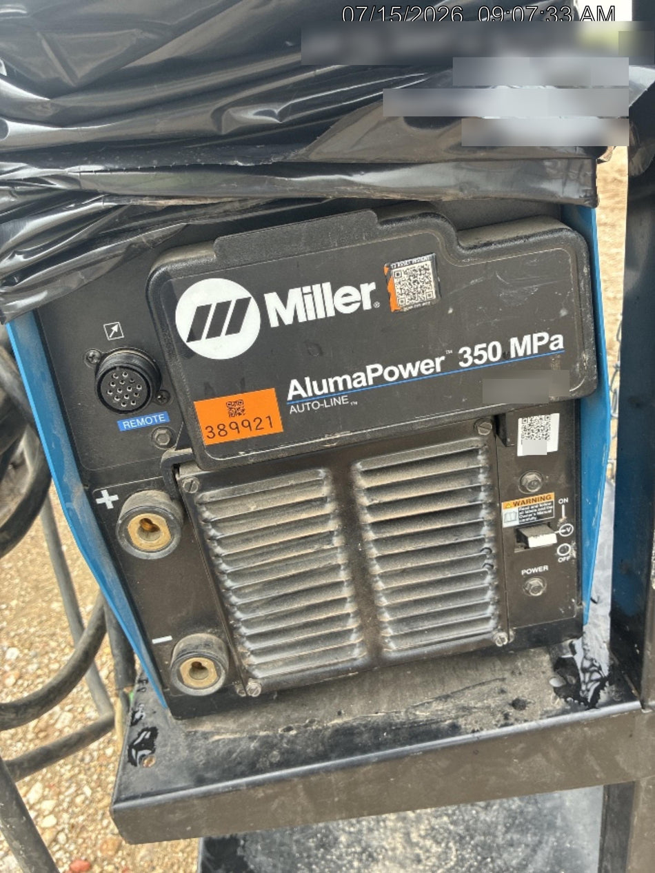 2023 MILLER ELECTRIC AlumaPower 350 MPA