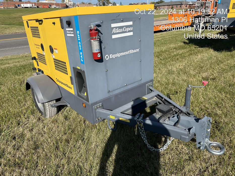 2021 ATLAS COPCO PAS 100 HF CS Enclosed