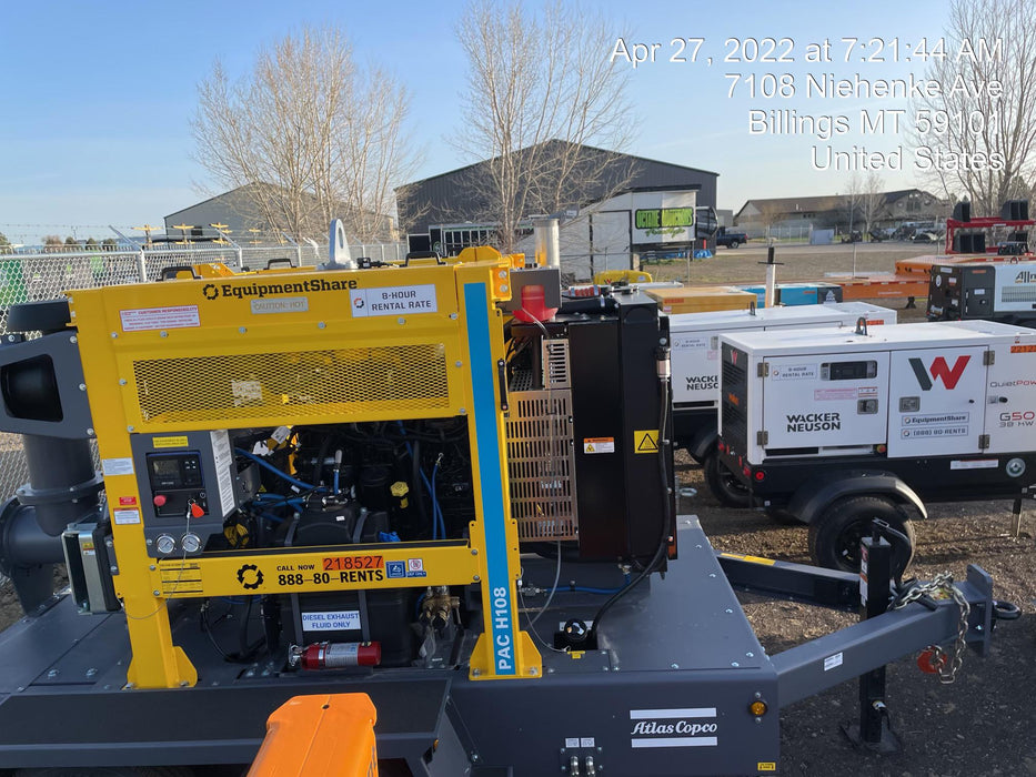 2022 ATLAS COPCO PAC H108 JD
