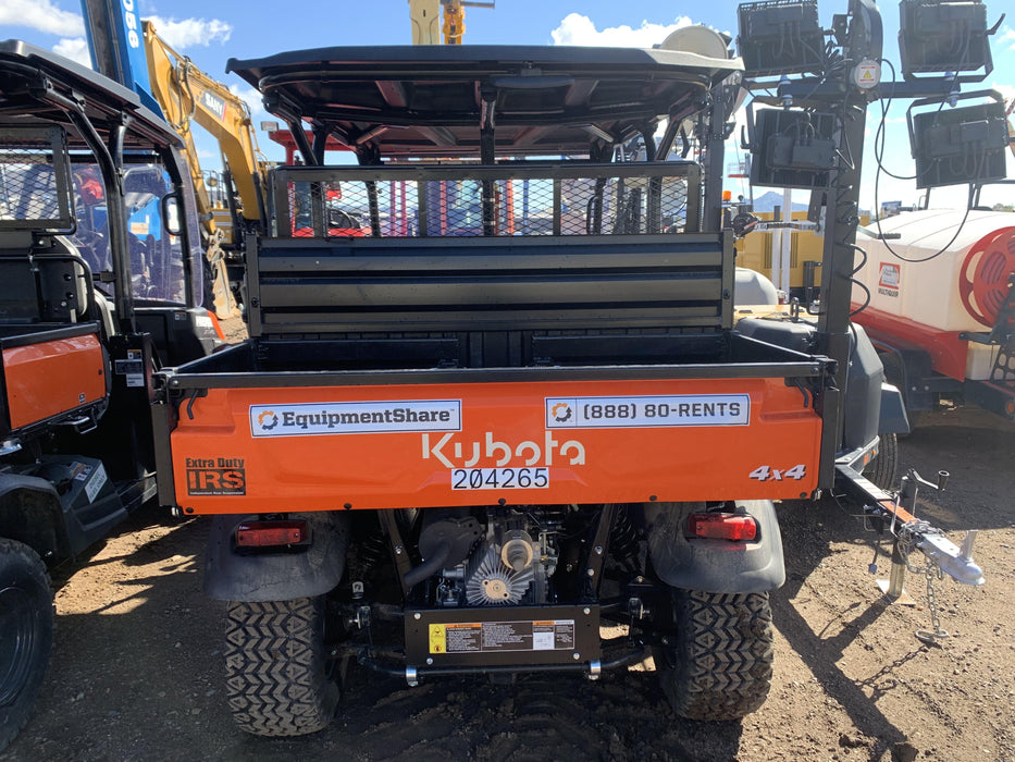 2022 Kubota RTV-X1140W-H Plastic Canopy, Windshield Acrylic Clear, LED Strobe Light, Wire Harness Kit, Back up Alarm