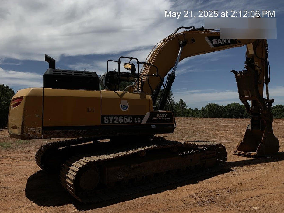 Sany SY265C SY265 Tier 4 - Cab, 48" HD Bucket, 36" HD Bucket, 24" HD Bucket, Hydraulic Thumb, Hydraulic QC