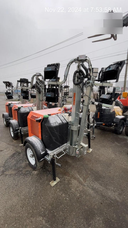 2024 Wanco WLTT-4MM4K Diesel, Deep Sea Controller, Shore Power Plug, Auto Start, (4) 350W LED Floodlights, 4kW Generator, 60 Gal Fuel Tank, 2" Ball, T3