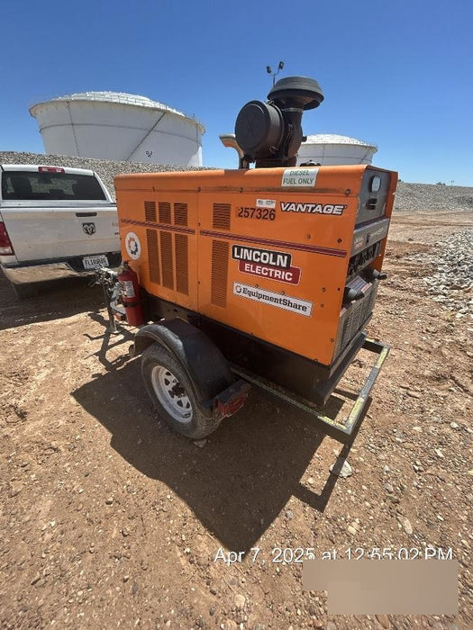 2022 Lincoln Electric Vantage 549X Crosslink Technology, Trailer Mounted, ES Decals, T3