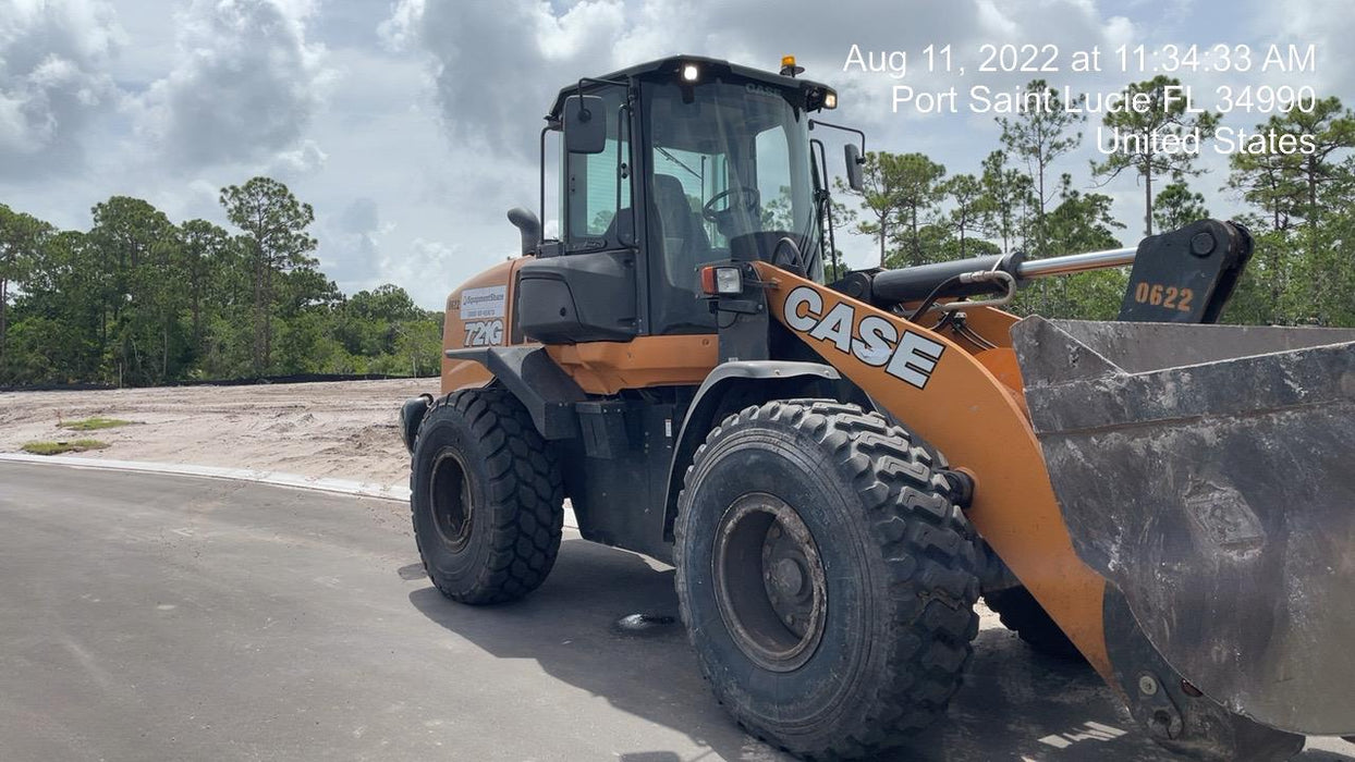 2018 Case 721G CLOSED CAB, JRB 416 STYLE HYD COUPLER