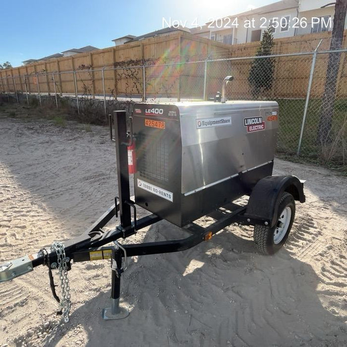 2024 Lincoln Electric LE400 Kubota V1505, Trlr, Cable Rack, Light Kit, ES Decals, T3