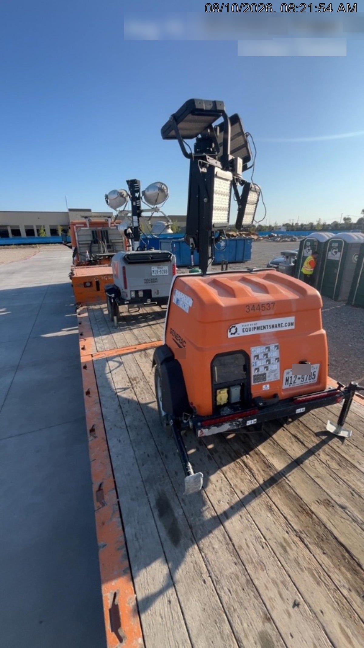 2023 Generac MLT2 Diesel, Flex Switch 120V Input, Powerzone Controller, (4) 320W LED Lights, 4kW Generator, 39.9 Gal Fuel Tank, 2" Ball, T3
