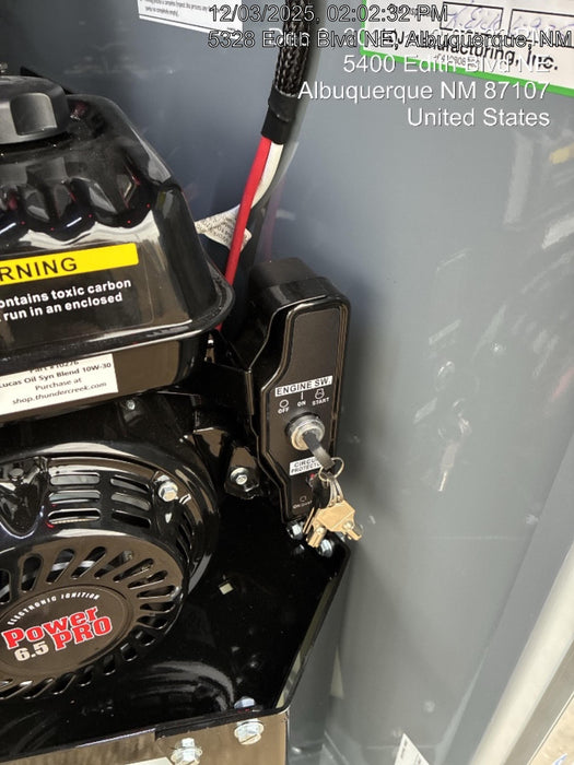 2025 THUNDER CREEK MTT920 - Hazmat not required