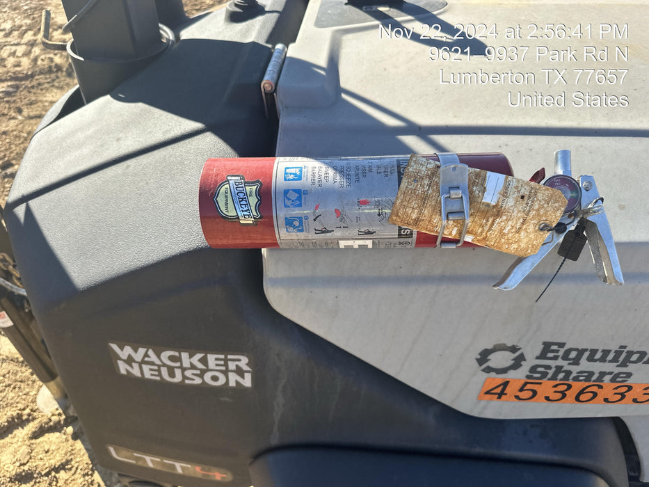 2024 Wacker Neuson LTT4 Diesel, Kohler KDW702, Deep Sea Controller, Auto Start, LED 320W, Bypass Outlet, T3