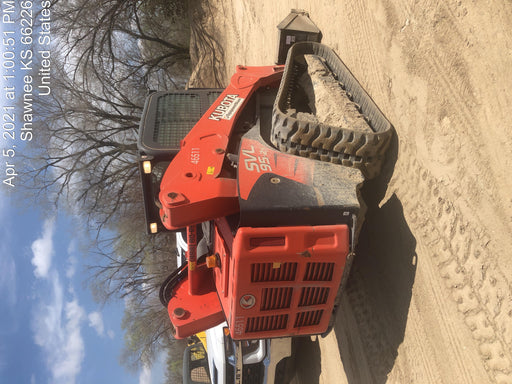 2019 Kubota SVL95-2S Cab/Heat/Air, Standard Tracks, Standard Flow w/Manual QC, 80" HD Bucket w/ Smooth Cutting Edge