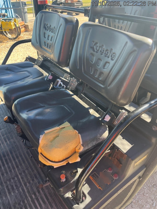 Kubota RTV-X1140W-H Kubota RTVX1140WH 4wd Utility Cart, LED Strobe, Windshield Tempered Glass, Pastic Canopy, Wire Harness Kit, Backup Alarm