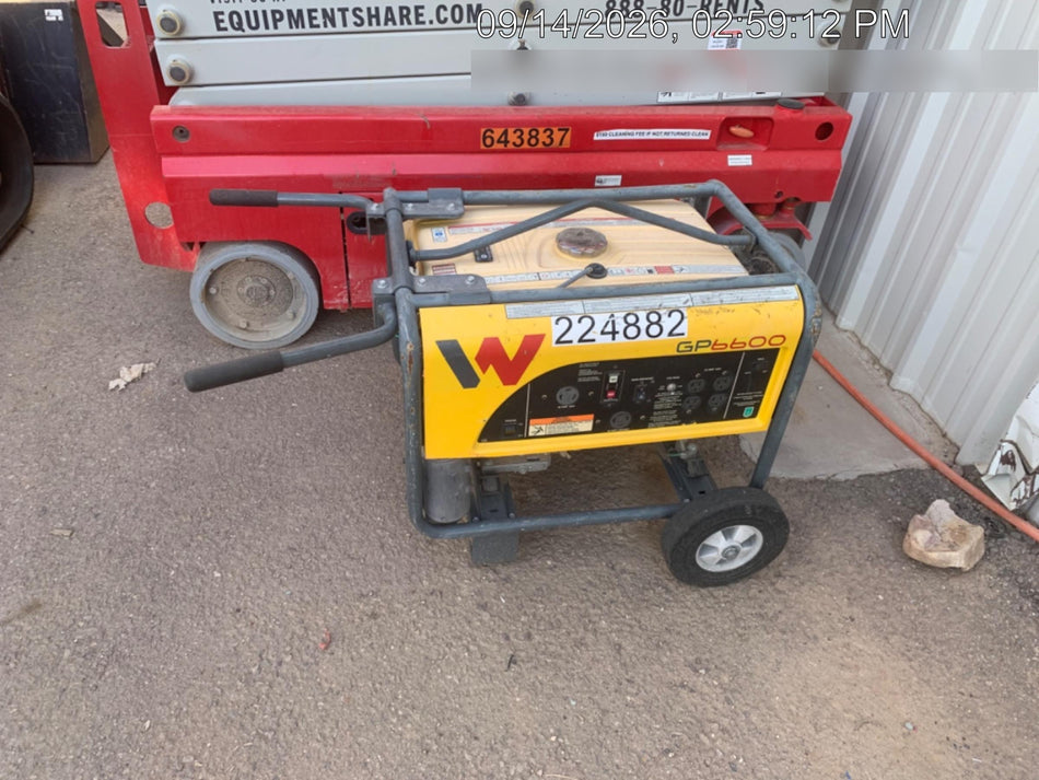 2022 WACKER NEUSON GP6600A