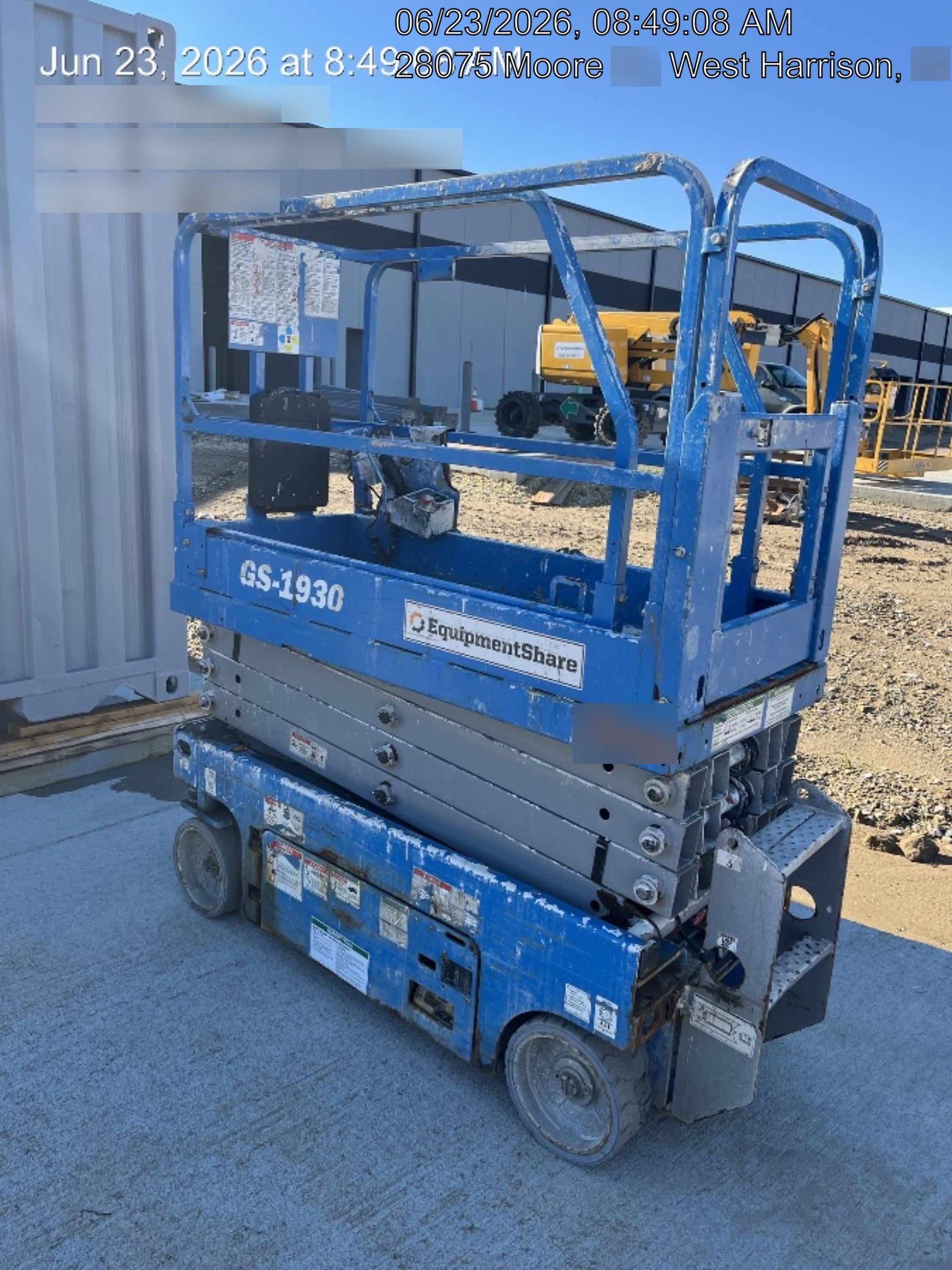 2020 Genie GS-1930 Solid Non Marking Tires, Beacon, Folding rails with half height swing gate