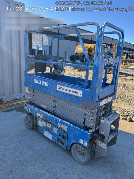 2020 Genie GS-1930 Solid Non Marking Tires, Beacon, Folding rails with half height swing gate