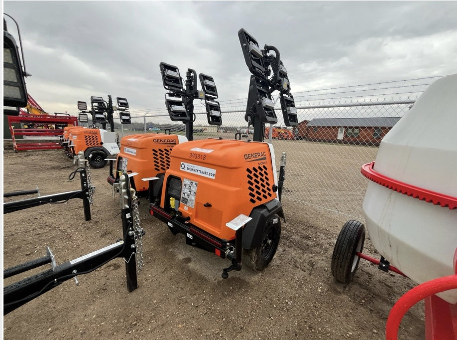 2024 Generac MLT2 Diesel, Flex Switch 120V Input, Powerzone Controller, 
(4) 320W LED Lights, 4kW Generator, 39.9 Gal Fuel Tank, 2" Ball, T3