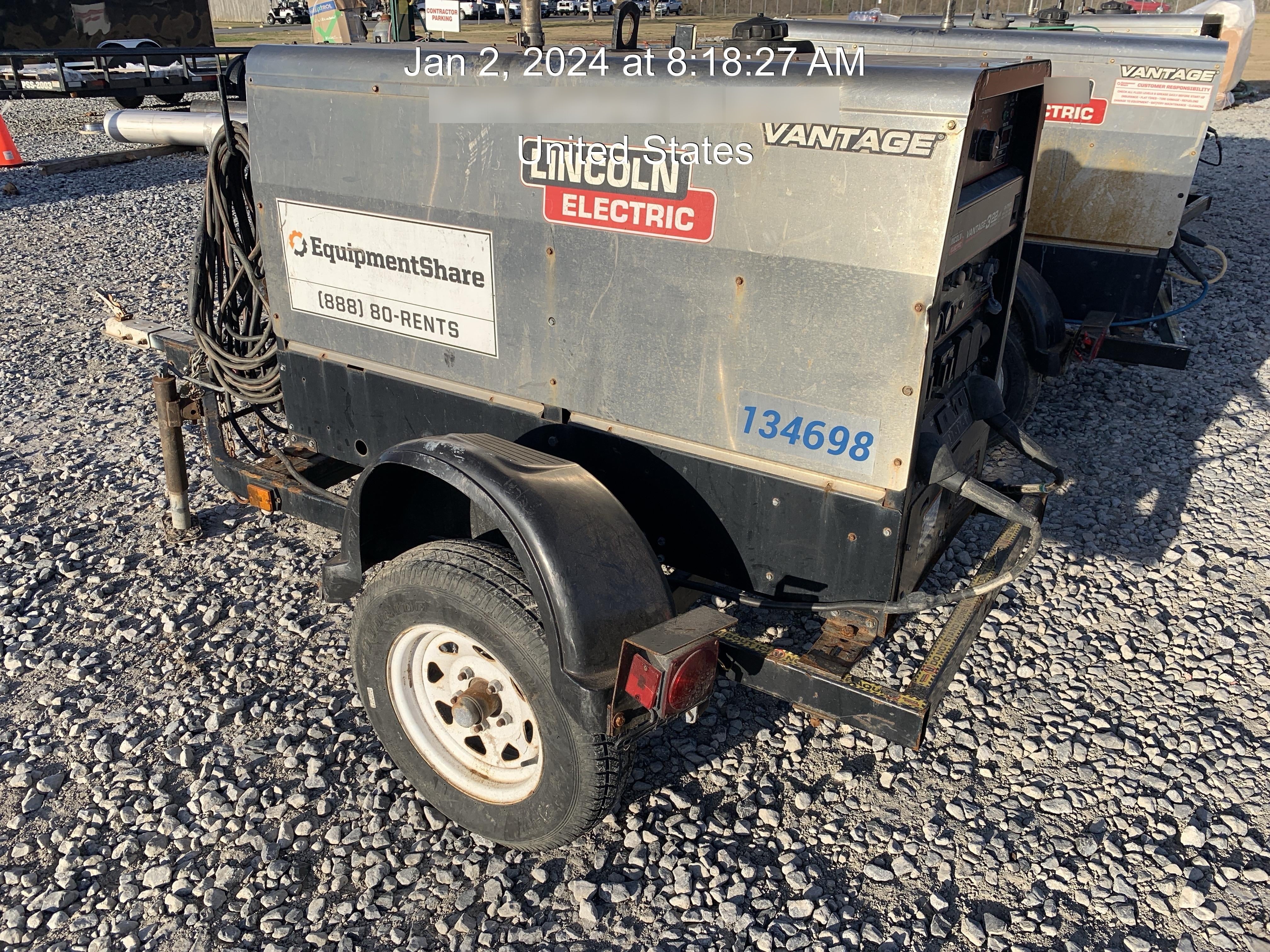2021 Lincoln Electric Vantage 322 Ready Pak 3