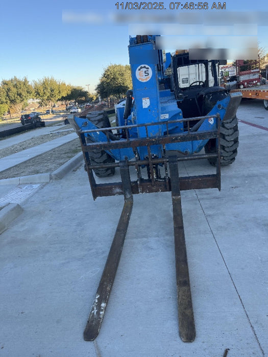 2018 Genie GTH-1056 Genie GTH-1056 w/Open ROPS, Solid Tires, Work Light/Beacon, 60" Carriage and Forks