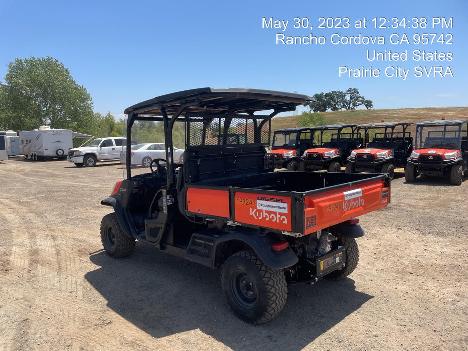 2021 Kubota RTV-X1140W-H Plastic Canopy, Windshield Acrylic Clear, LED Strobe Light, Wire Harness Kit, Back up Alarm