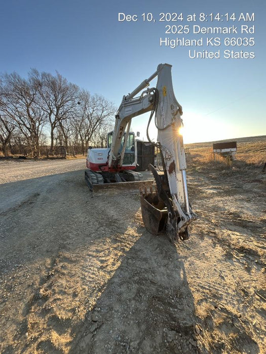 2019 Takeuchi TB290 Takeuchi TB290 Cab/Heat/AC w/Rubber Tracks, Auxiliary Hydraulics, Dozer Blade, Manual QC, 18/24/36" Buckets, Hydraulic Thumb Installed