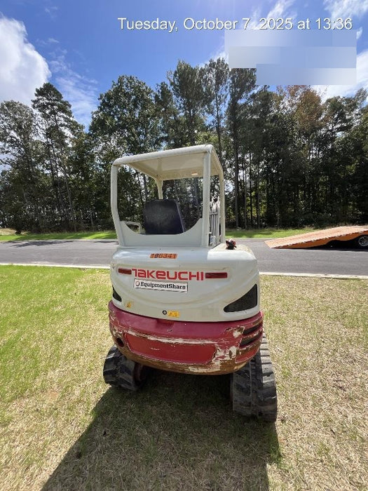 2020 Takeuchi TB235-2R Canopy, Rubber Tracks, Manual TAG QC