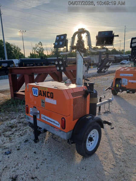 2024 Wanco WLTT-4MM4K Diesel, Deep Sea Controller, Shore Power Plug, Auto Start, (4) 350W LED Floodlights, 4kW Generator, 60 Gal Fuel Tank, 2" Ball, T3