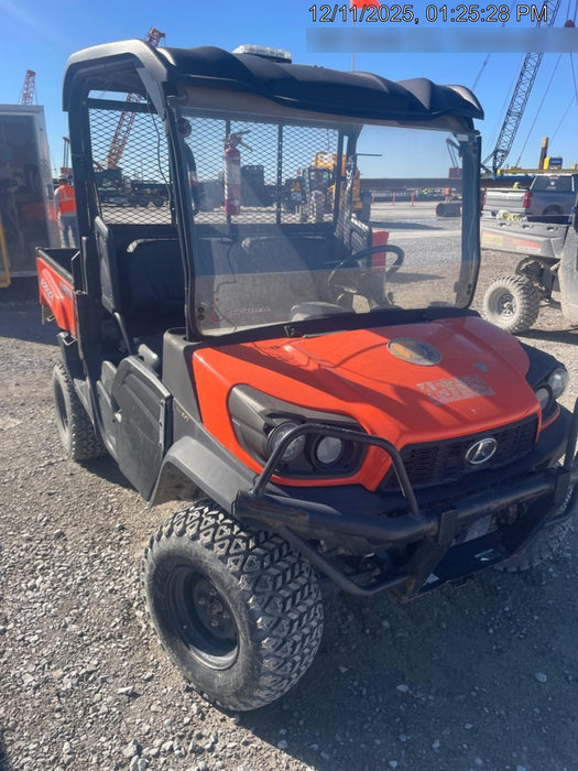 2019 Kubota RTV-XG850WL-H 4wd Utility Cart, Gas, 2 Seat, LED Strobe, Windshield Tempered Glass, Plastic Canopy, Wire Harness Kit, Backup Alarm
