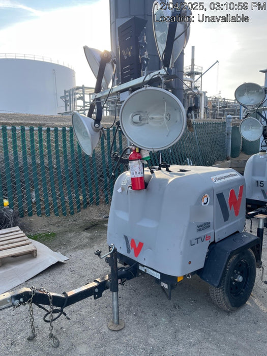 2019 Wacker Neuson LTV6L-MH Wacker Neuson LTV6L Mobile Light Tower w/Fuel Level Sensor Installed