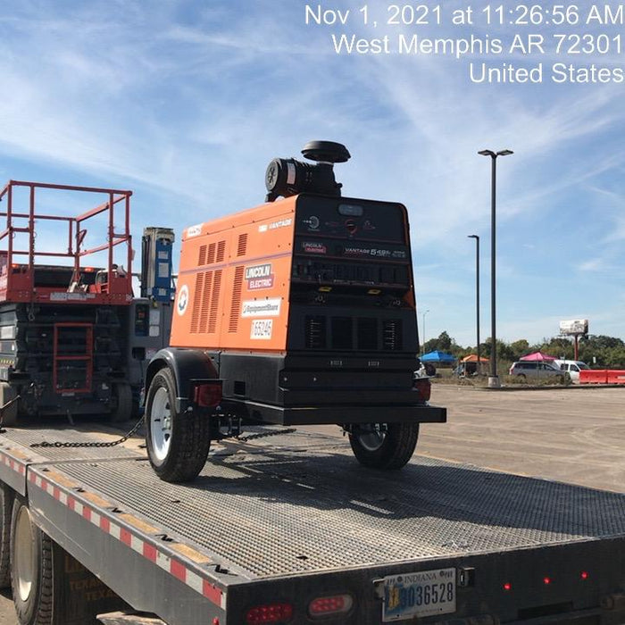 2021 Lincoln Electric Vantage 549X Ready Pak 3, ORANGE (includes trailer, cable rack, fender light kit)