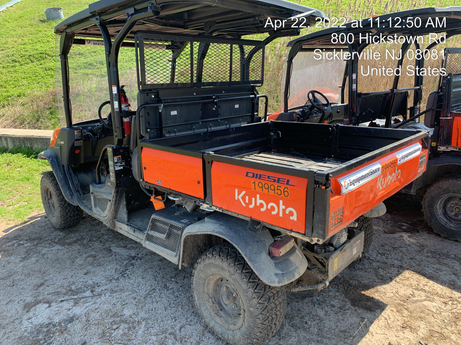 2021 Kubota RTV-X1140W-H Plastic Canopy, Windshield Acrylic Clear, LED Strobe Light, Wire Harness Kit, Back up Alarm