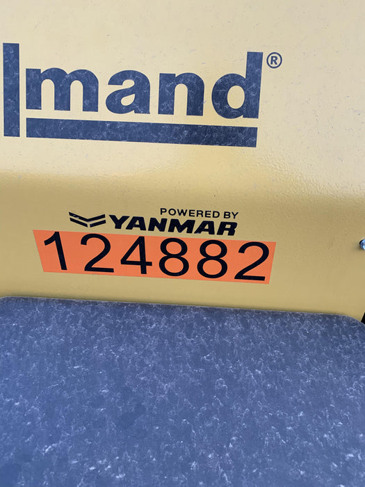 2020 Allmand NLV3GR (4) LED Light Fixture 350W, 23' Vertical Mast, 3kW Prime, Towable, Deep Sea L401, Leveling Jacks, Yanmar T4F 5.8hp