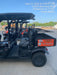 2022 Kubota RTV-X1140W-H Plastic Canopy, Windshield Acrylic Clear, LED Strobe Light, Wire Harness Kit, Back up Alarm