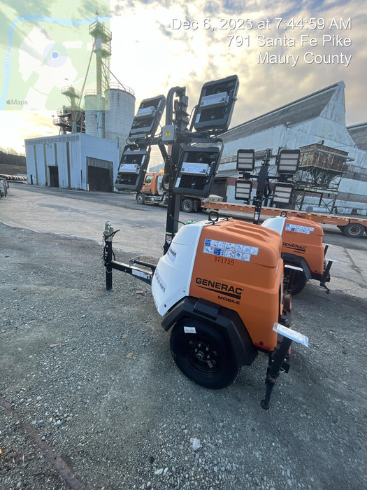 2023 Generac MLT2 Diesel, Flex Switch 120V Input, Powerzone Controller, 
(4) 320W LED Lights, 4kW Generator, 39.9 Gal Fuel Tank, 2" Ball, T3