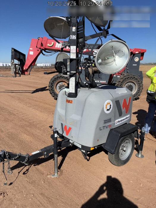 2019 Wacker Neuson LTV6L-MH Wacker Neuson LTV6L Mobile Light Tower w/Fuel Level Sensor Installed