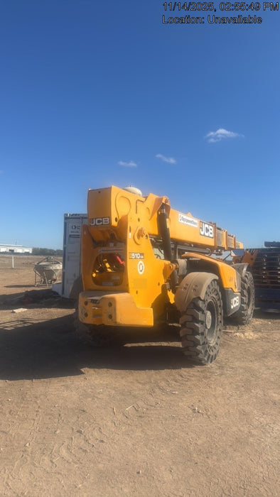 2019 JCB 510-56 Canopy, 74 HP, Solid Tires, STD Worklight, Beacon, Aux Hydraulics, Lifting Eye, Back up Alarm w/66" Carriage/60" Forks