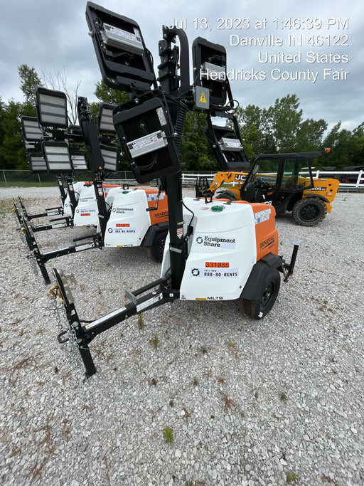 2023 Generac MLT2 Diesel, Flex Switch 120V Input, Powerzone Controller, (4) 320W LED Lights, 4kW Generator, 39.9 Gal Fuel Tank, 2" Ball, T3