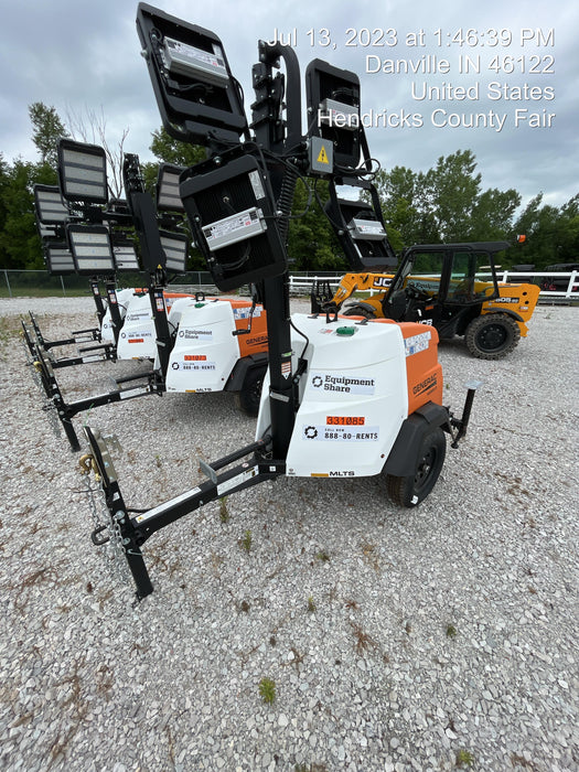 2023 Generac MLT2 Diesel, Flex Switch 120V Input, Powerzone Controller, (4) 320W LED Lights, 4kW Generator, 39.9 Gal Fuel Tank, 2" Ball, T3