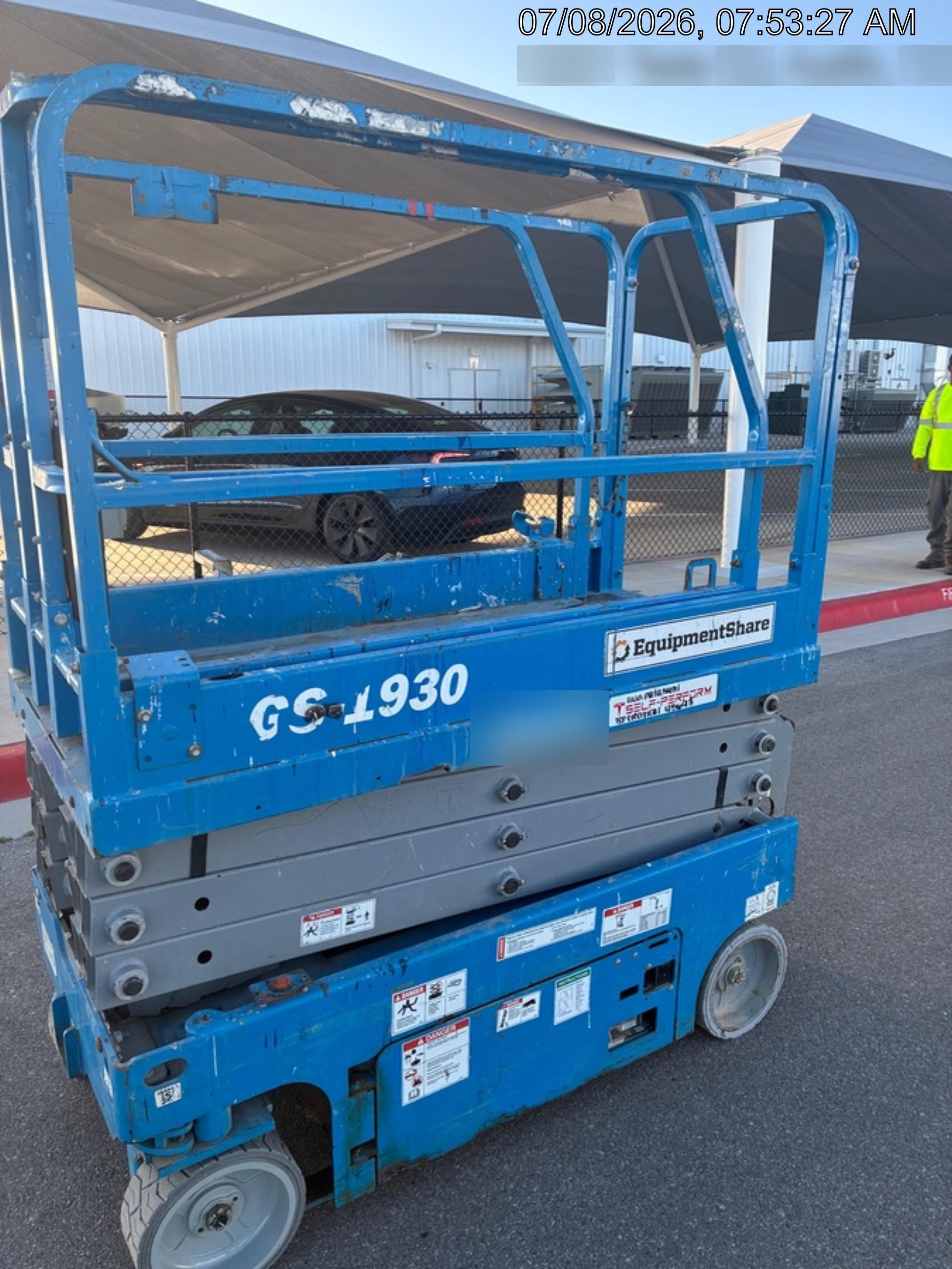 2019 Genie GS-1930 Fixed rails with chain Entry