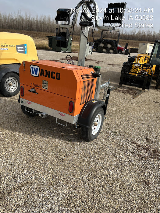 2024 Wanco WLTT-4MM4K Diesel, Deep Sea Controller, Shore Power Plug, Auto Start, (4) 350W LED Floodlights, 4kW Generator, 60 Gal Fuel Tank, 2" Ball, T3