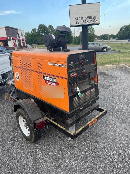 2021 Lincoln Electric Vantage 549X Ready Pak 3, ORANGE (includes trailer, cable rack, fender light kit)
