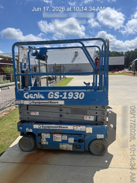 2018 Genie GS-1930 Genie GS-1930 Scissor Lift w/Standard Options