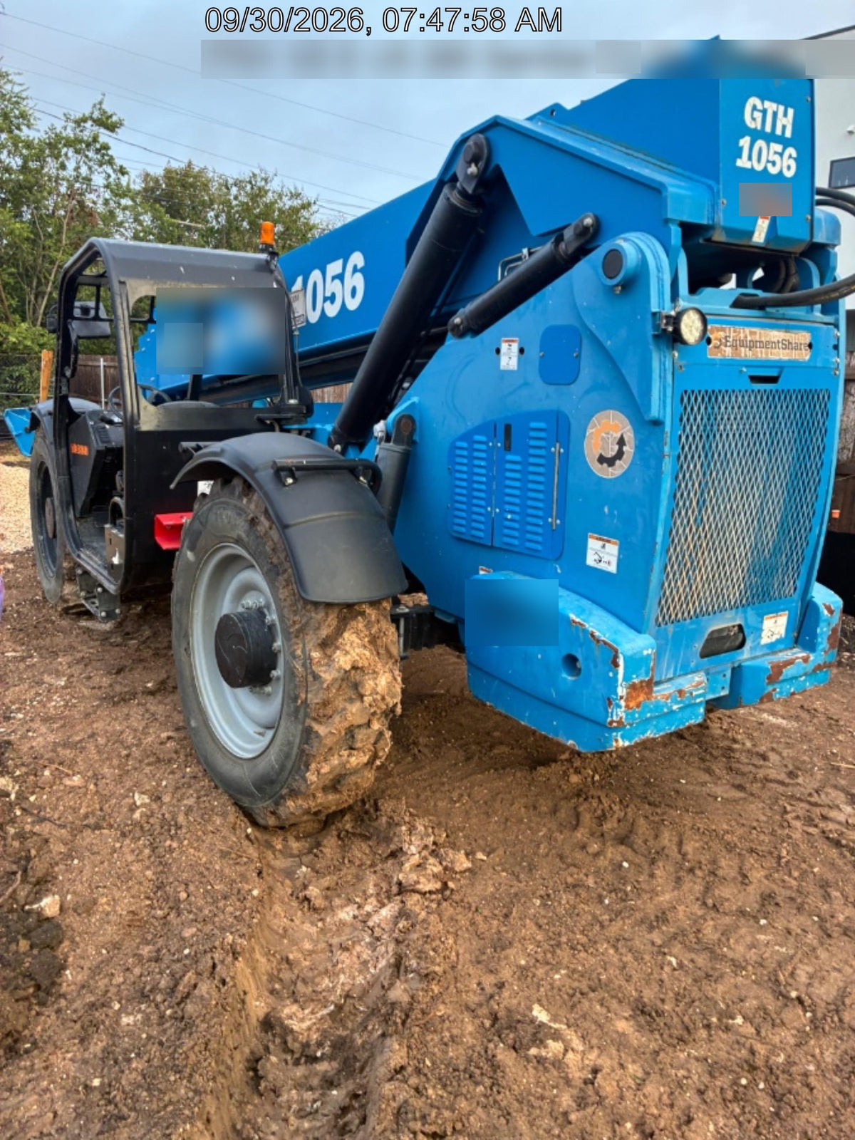 2018 Genie GTH-1056 GTH-1056 w/Open ROPS, FF Tires, Work Lights, 60" carriage/forks, cab mesh, beacon