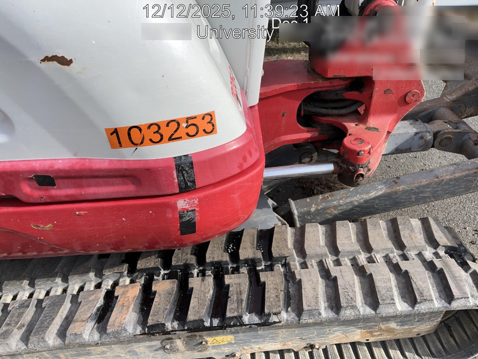 2020 Takeuchi TB235-2CR Cab/Heat/Air, Rubber Tracks, Manual TAG QC