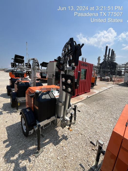 2024 Wanco WLTT-4MM4K Diesel, Deep Sea Controller, Shore Power Plug, Auto Start, (4) 350W LED Floodlights, 4kW Generator, 60 Gal Fuel Tank, 2" Ball, T3