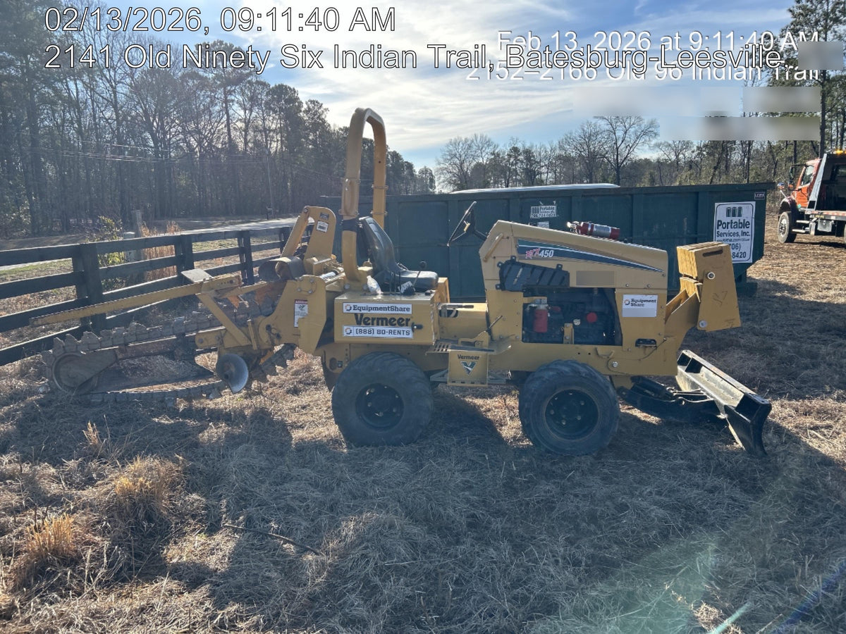 2019 VERMEER RTX450