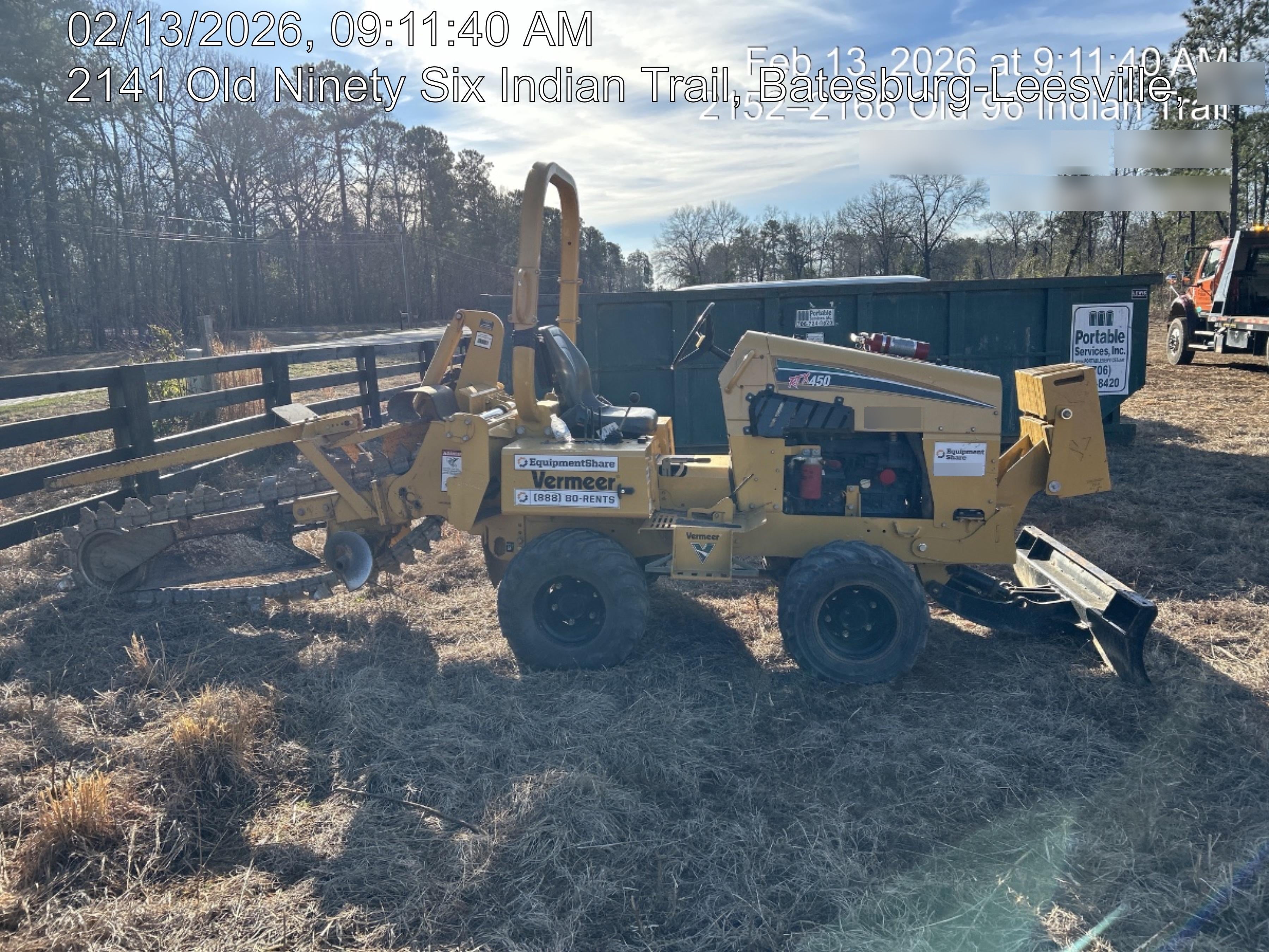 2019 VERMEER RTX450