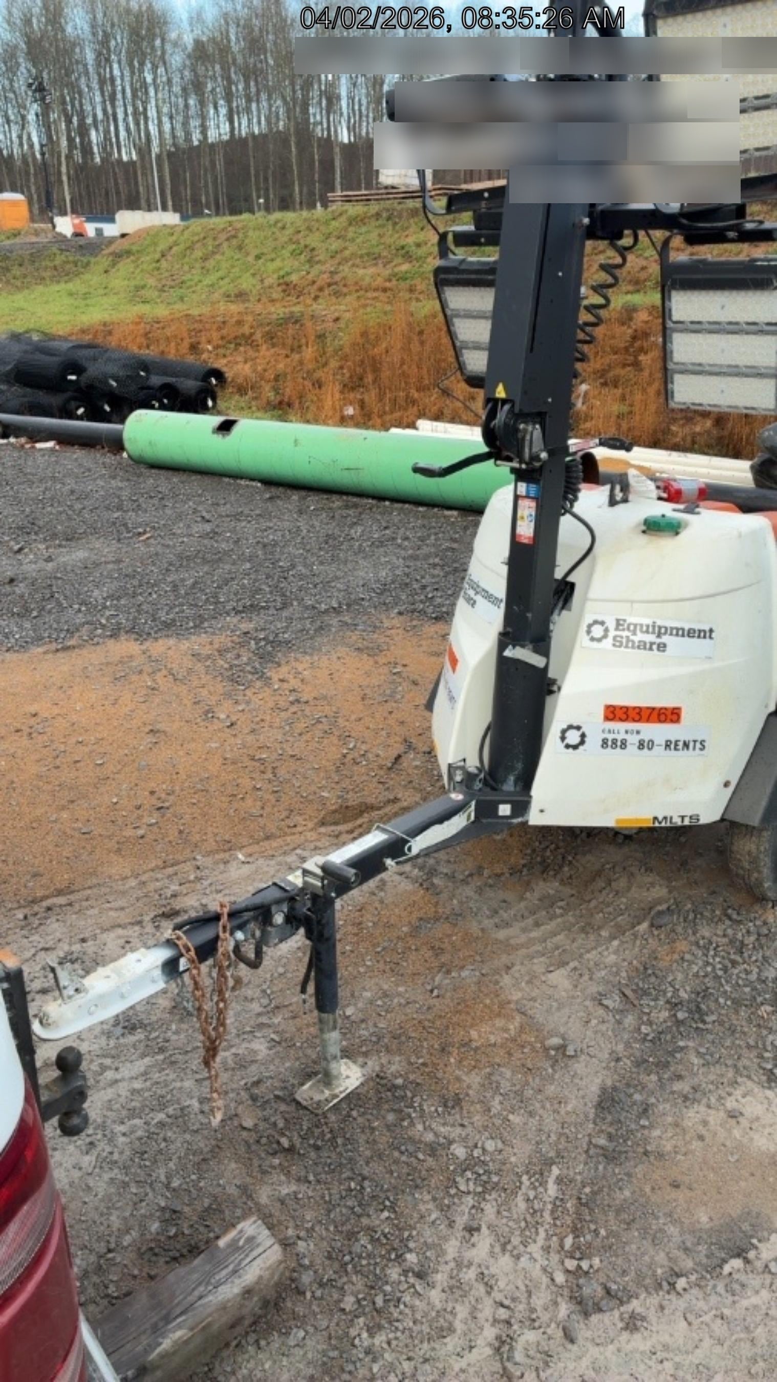 2023 Generac MLT2 Diesel, Flex Switch 120V Input, Powerzone Controller, (4) 320W LED Lights, 4kW Generator, 39.9 Gal Fuel Tank, 2" Ball, T3