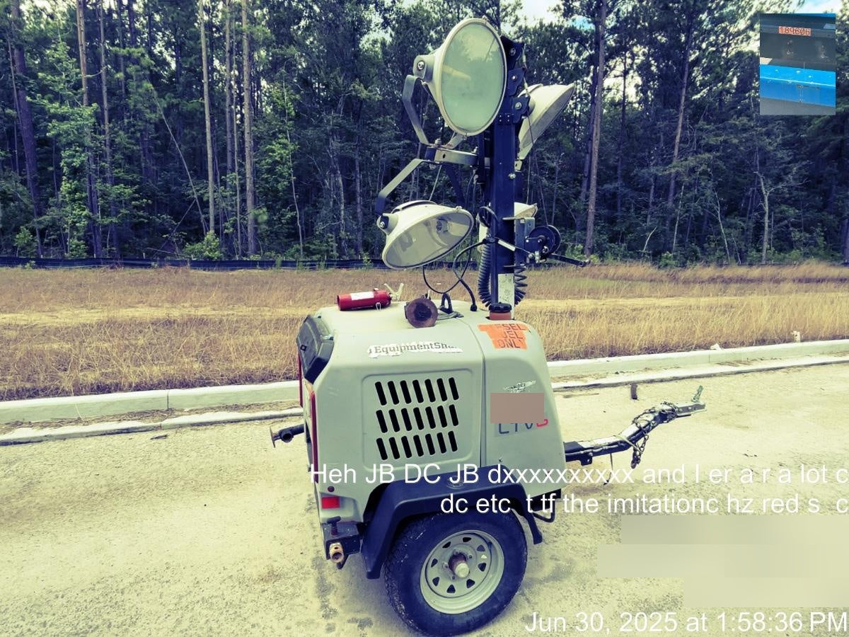 2019 Wacker Neuson LTV6L-MH Wacker Neuson LTV6L Mobile Light Tower w/Fuel Level Sensor Installed